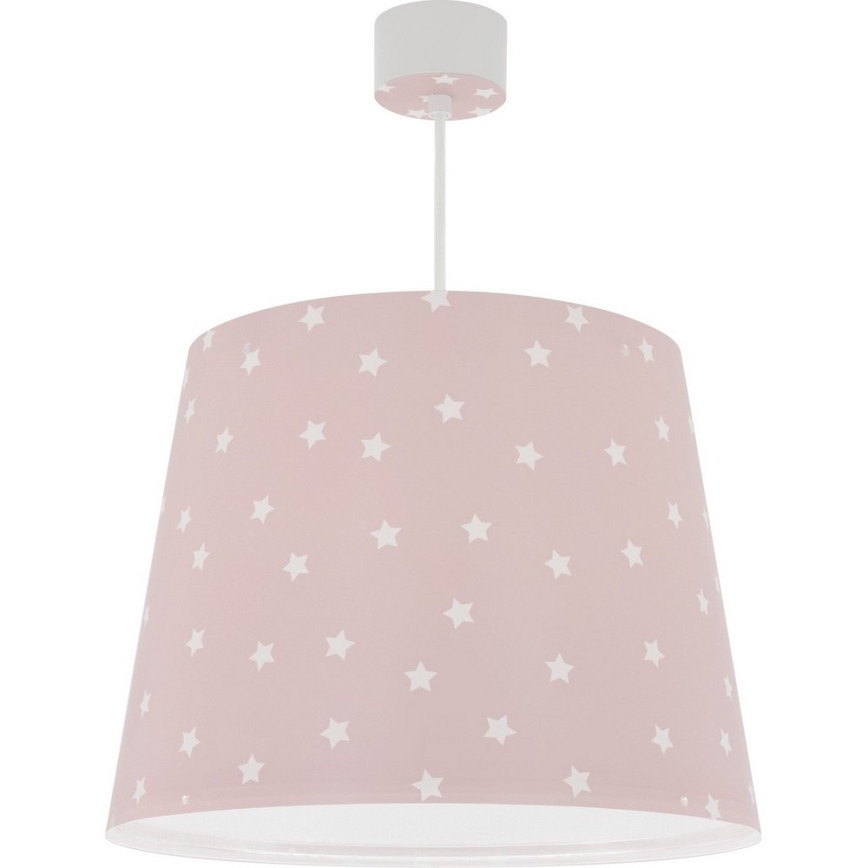 Dalber 82212S - Children's chandelier STAR LIGHT 1xE27/60W/230V pink