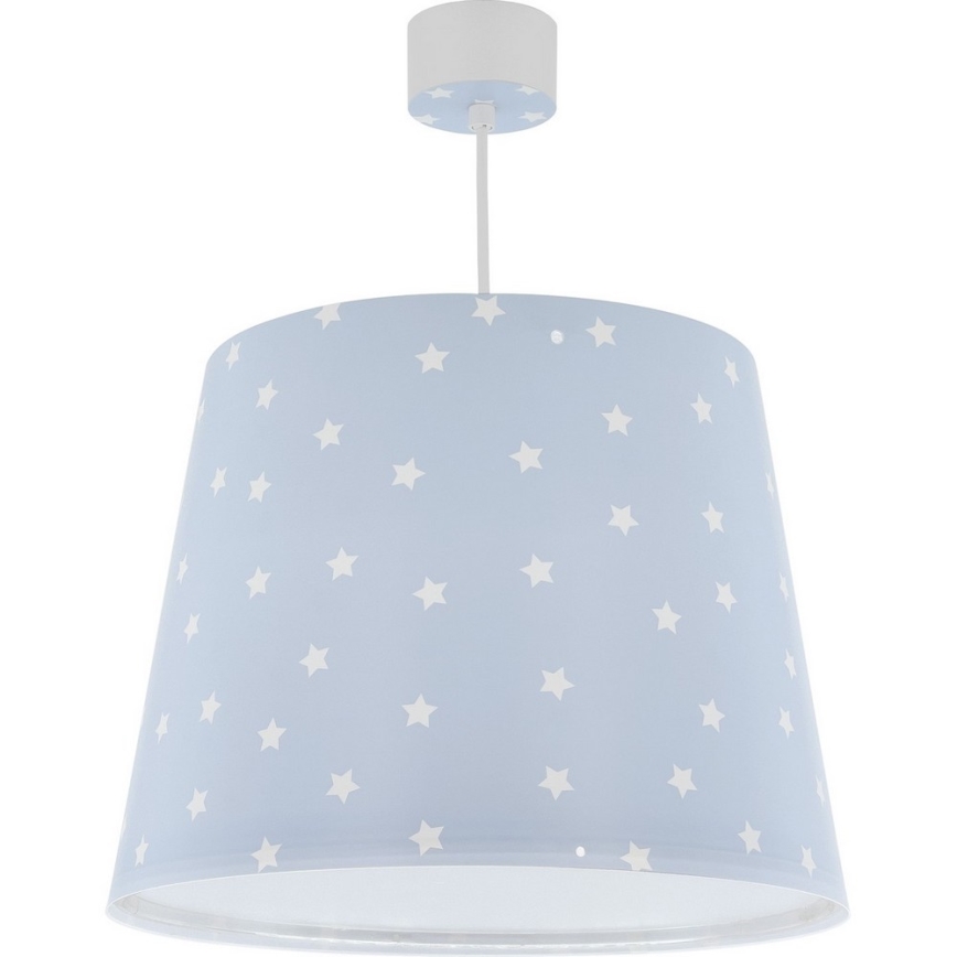 Dalber 82212T - Children's chandelier STAR LIGHT 1xE27/60W/230V blue