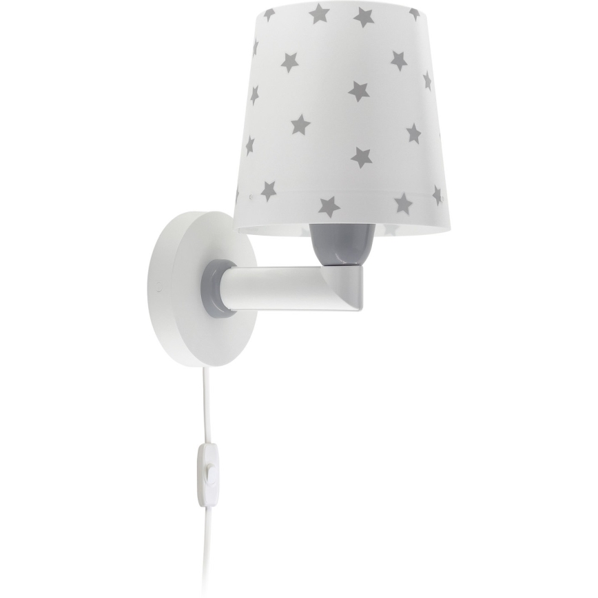 Dalber 82219B - Children's wall light STAR LIGHT 1xE27/60W/230V white