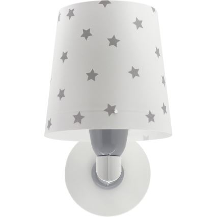 Dalber 82219B - Children's wall light STAR LIGHT 1xE27/60W/230V white