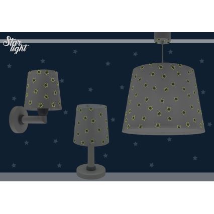 Dalber 82219B - Children's wall light STAR LIGHT 1xE27/60W/230V white