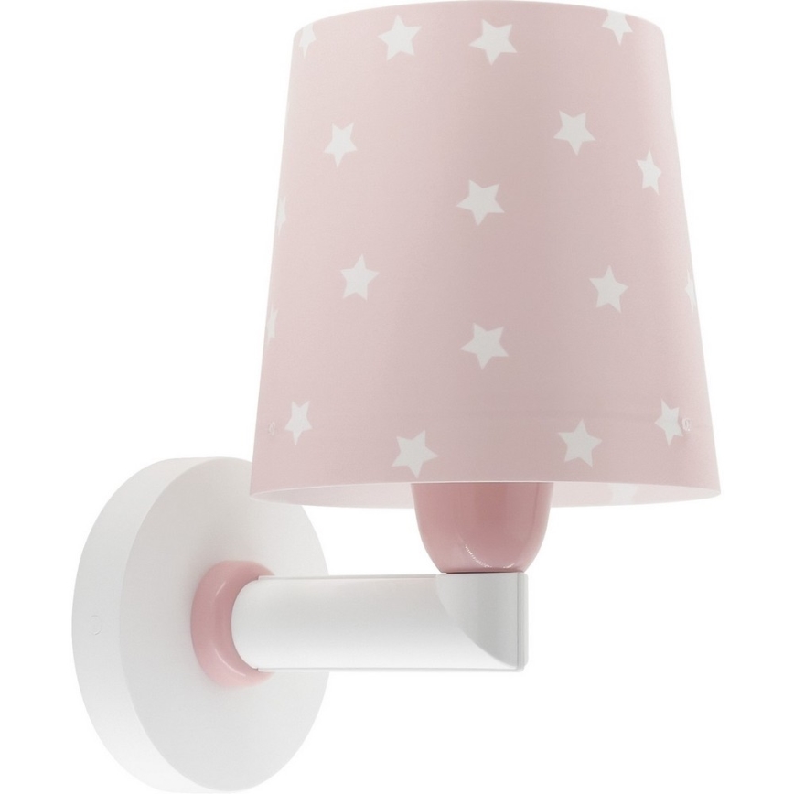 Dalber 82219S - Children's wall light STAR LIGHT 1xE27/60W/230V pink