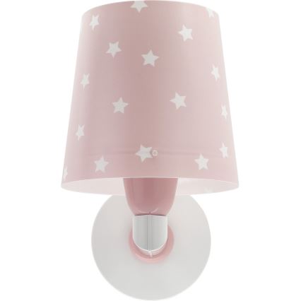 Dalber 82219S - Children's wall light STAR LIGHT 1xE27/60W/230V pink