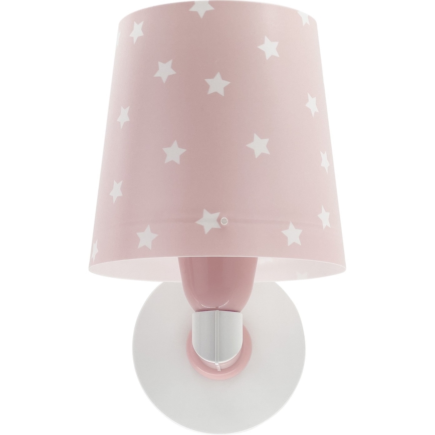 Dalber 82219S - Children's wall light STAR LIGHT 1xE27/60W/230V pink