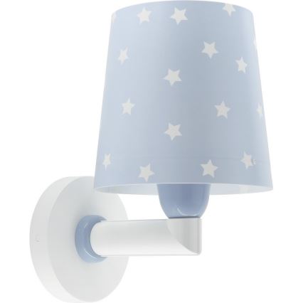 Dalber 82219T - Children's wall light STAR LIGHT 1xE27/60W/230V blue