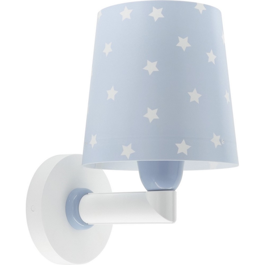 Dalber 82219T - Children's wall light STAR LIGHT 1xE27/60W/230V blue