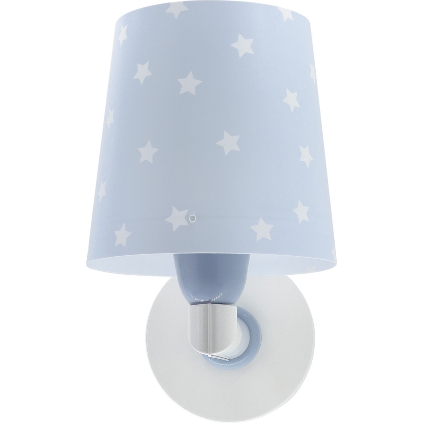 Dalber 82219T - Children's wall light STAR LIGHT 1xE27/60W/230V blue