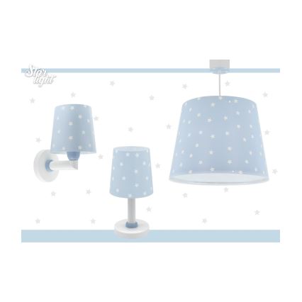 Dalber 82219T - Children's wall light STAR LIGHT 1xE27/60W/230V blue
