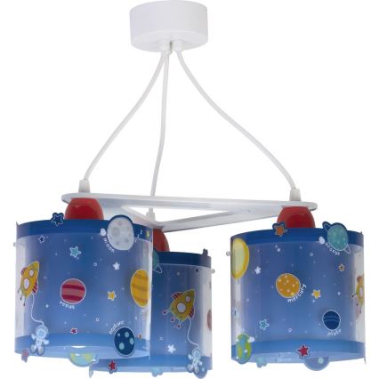 Dalber D-41344 - Children chandelier PLANETS 3xE27/60W/230V