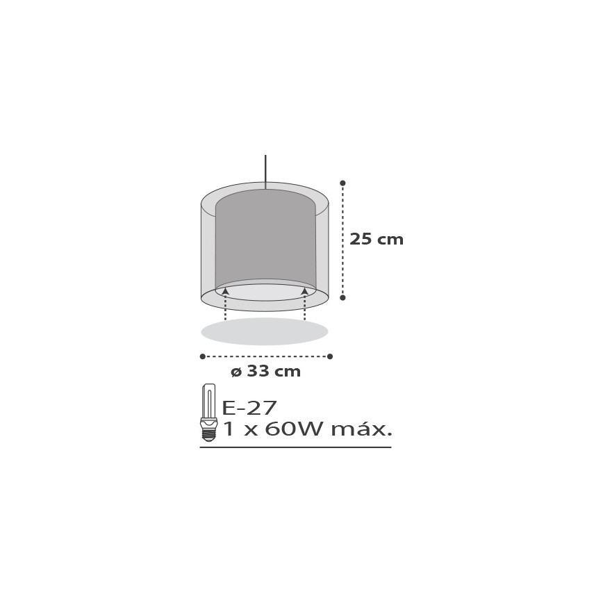 Dalber D-41412E - Children chandelier CLOUDS 1xE27/60W/230V