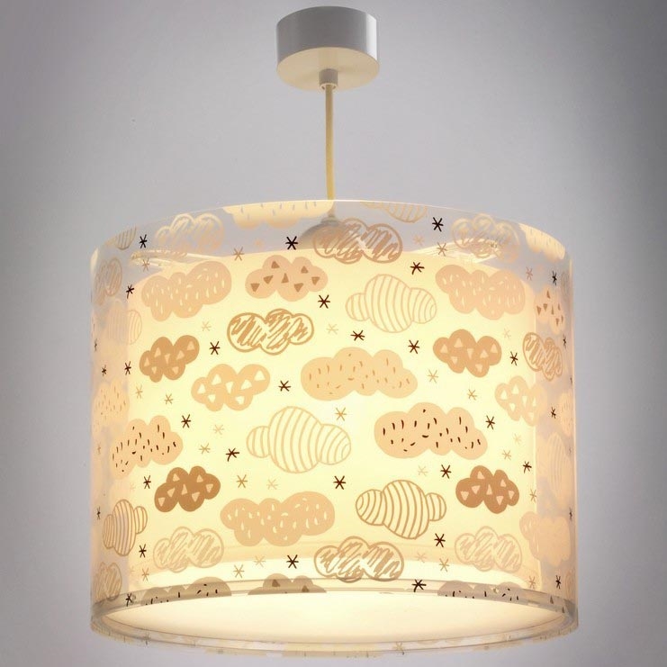 Dalber D-41412S - Children's chandelier CLOUDS 1xE27/60W/230V