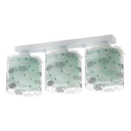 Dalber D-41413H - Children's ceiling light CLOUDS 3xE27/60W/230V
