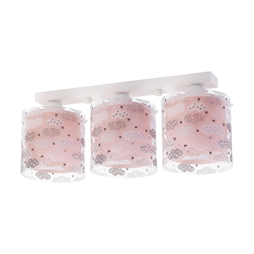 Dalber D-41413S - Children's ceiling light CLOUDS 3xE27/60W/230V