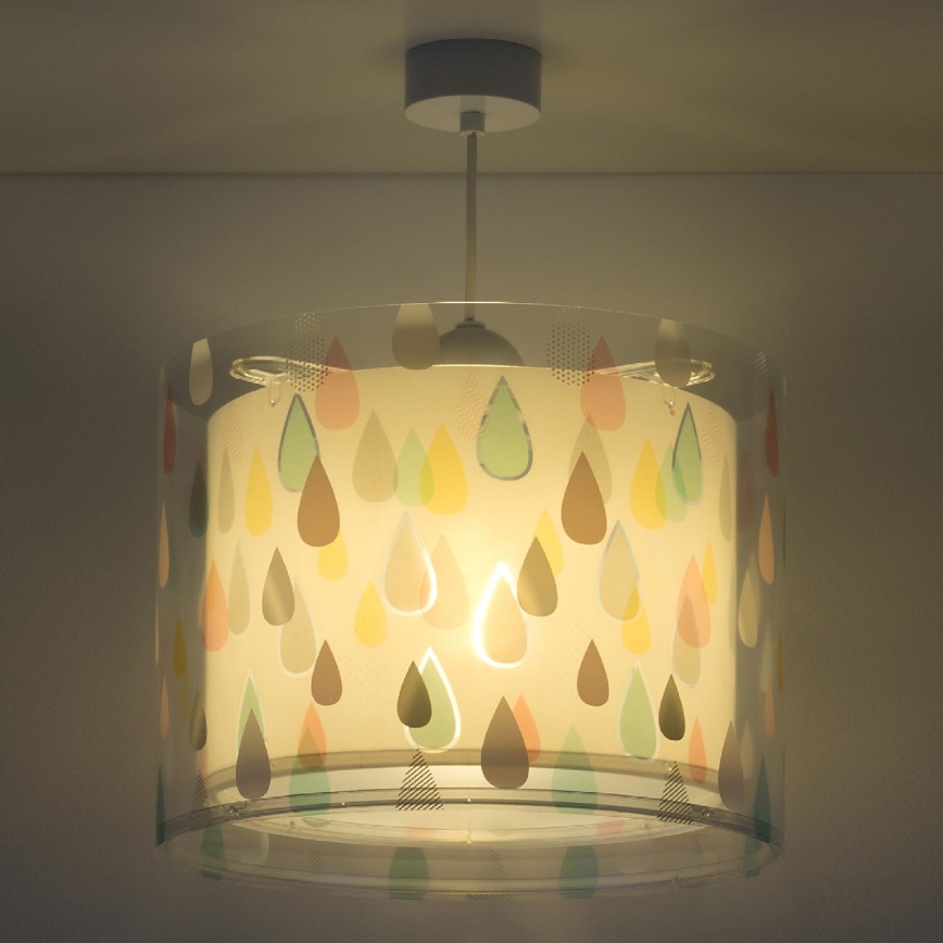 Dalber D-41432 - Children chandelier COLOR RAIN 1xE27/60W/230V