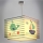 Dalber D-43422 - Children's chandelier PETIT MARIN 1xE27/60W/230V