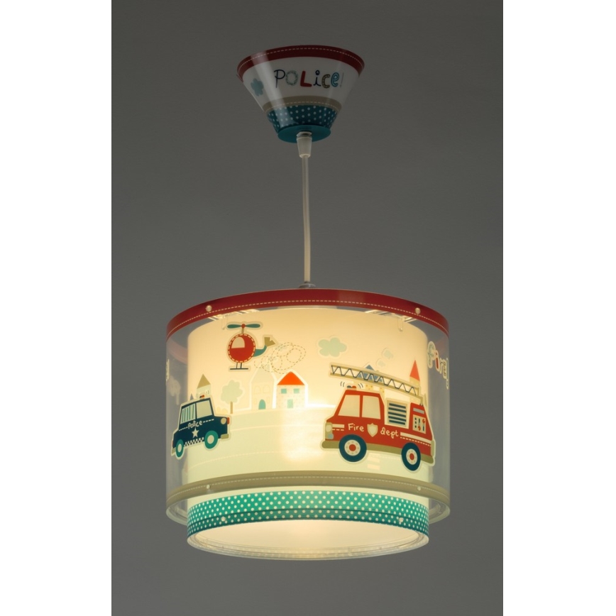 Dalber 60612 - Children chandelier POLICE 1xE27/60W/230V