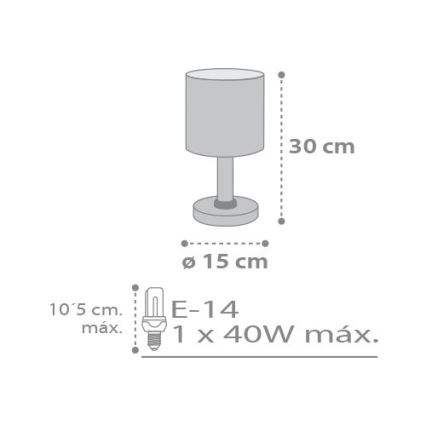 Dalber D-62011E - Children lamp SWEET DREAMS 1xE14/40W/230V