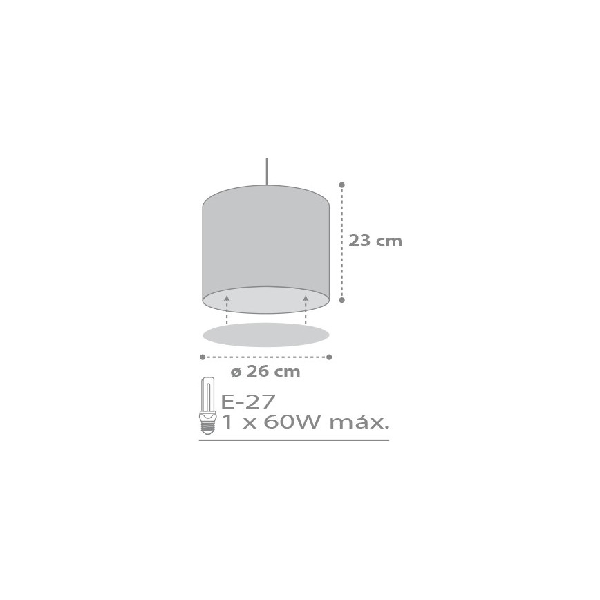 Dalber D-62012E - Children chandelier SWEET DREAM 1xE27/60W/230V