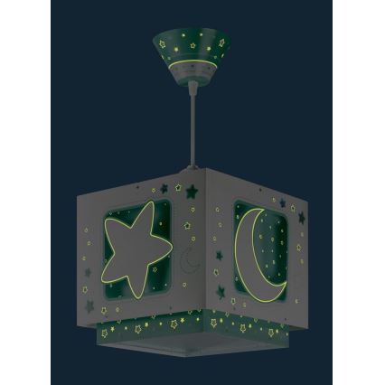 Dalber D-63232H - Children's chandelier MOONLIGHT 1xE27/60W/230V