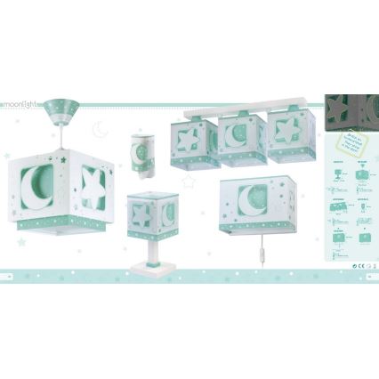 Dalber D-63232H - Children chandelier MOONLIGHT 1xE27/60W/230V