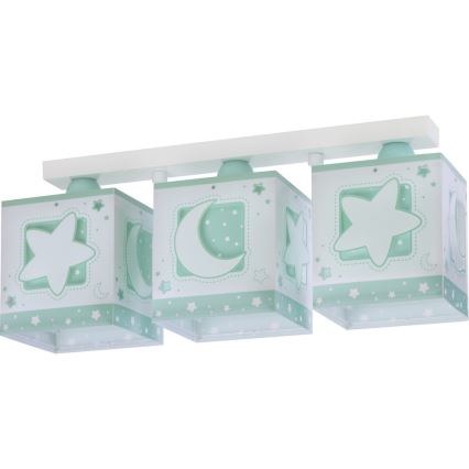 Dalber D-63233NH - Children's ceiling light MOONLIGHT 3xE27/60W/230V