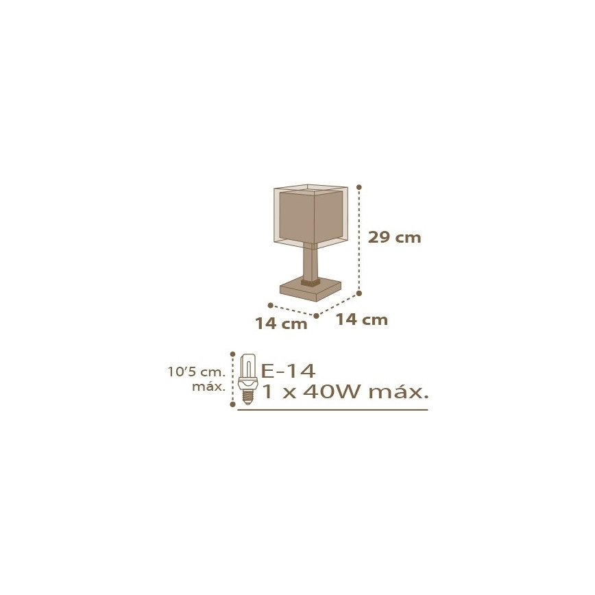 Dalber D-63391 - Children lamp GOOD NIGHT 1xE14/40W/230V