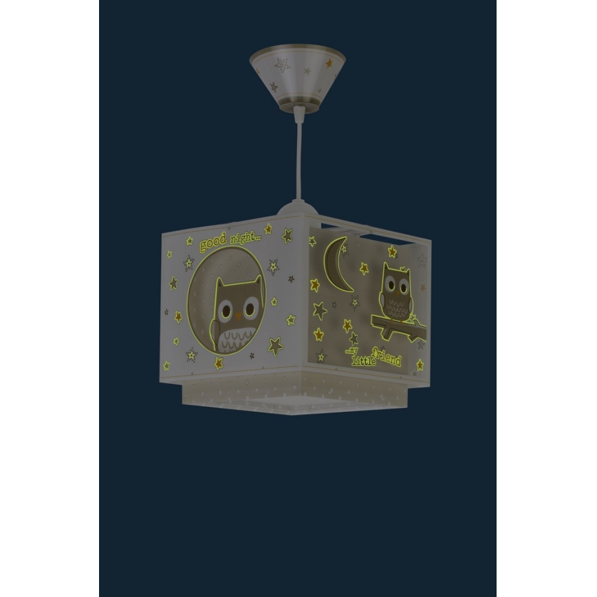 Dalber D-93392 - Children's chandelier GOOD NIGHT 1xE27/60W/230V