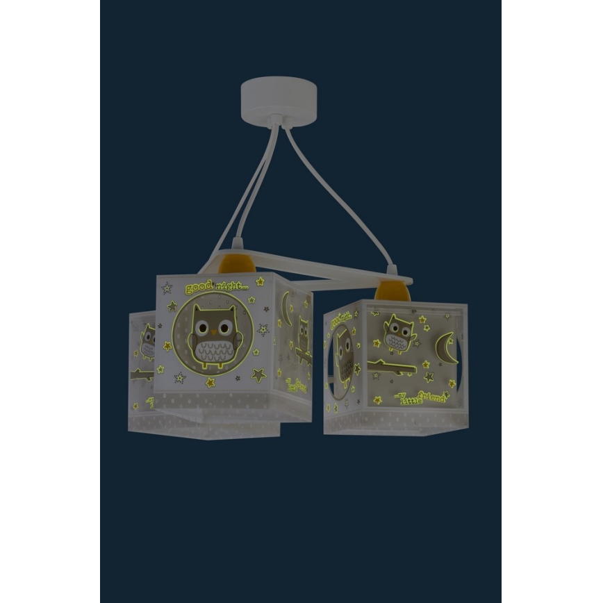 Dalber D-63394 - Children's chandelier GOOD NIGHT 3xE27/60W/230V