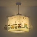 Dalber D-63532 - Children's chandelier TRAIN 1xE27/60W/230V