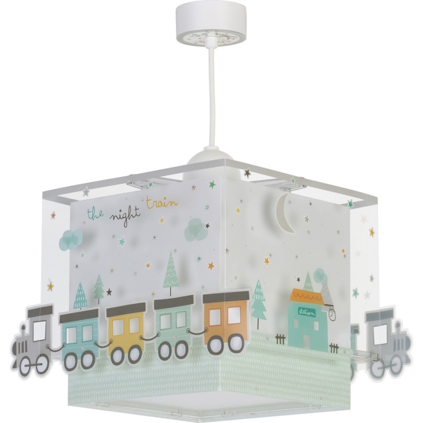Dalber D-63532 - Children's chandelier TRAIN 1xE27/60W/230V