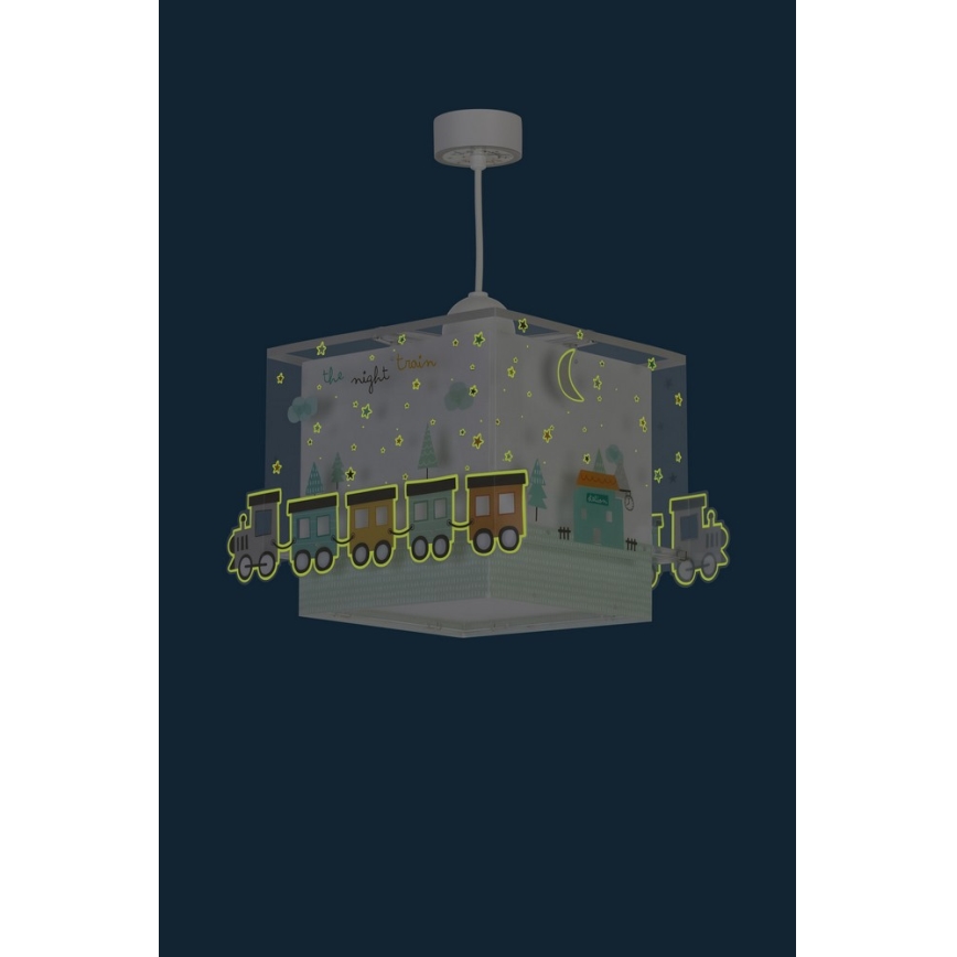 Dalber D-63532 - Children's chandelier TRAIN 1xE27/60W/230V