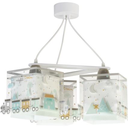 Dalber D-63534 - Children's chandelier TRAIN 3xE27/60W/230V