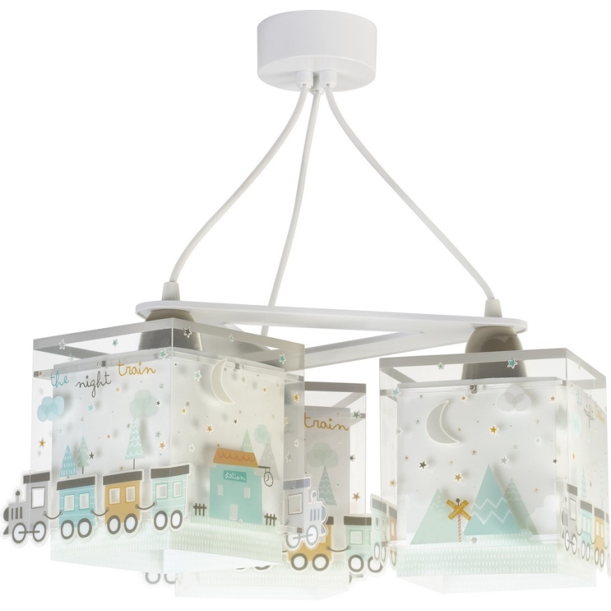 Dalber D-63534 - Children's chandelier TRAIN 3xE27/60W/230V