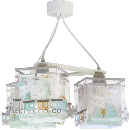 Dalber D-63534 - Children's chandelier TRAIN 3xE27/60W/230V