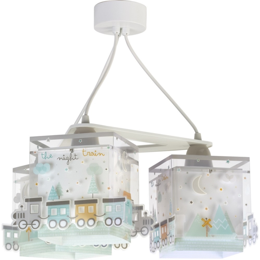 Dalber D-63534 - Children's chandelier TRAIN 3xE27/60W/230V