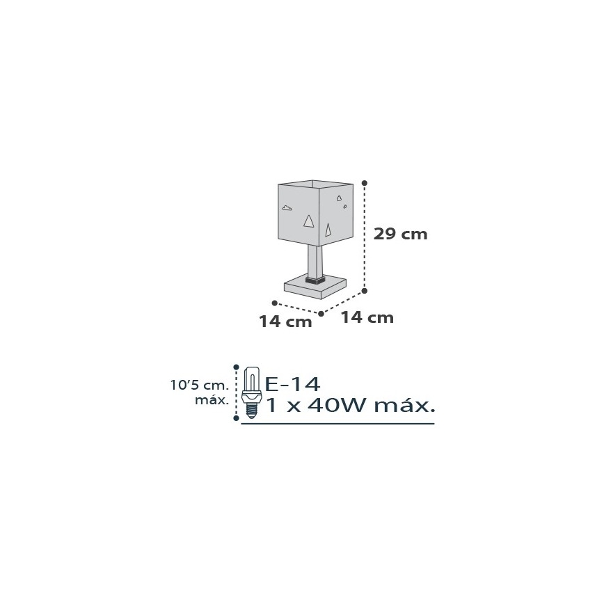 Dalber D-73241 - Children lamp HELLO LITTLE 1xE14/40W/230V