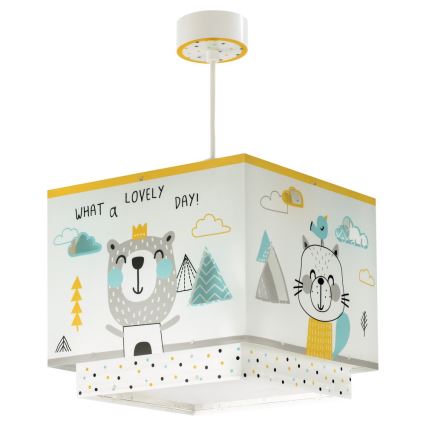 Dalber D-73242 - Children chandelier HELLO LITTLE 1xE27/60W/230V