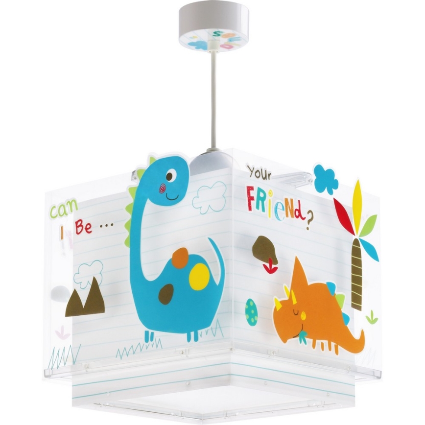 Dalber D-73452 - Children's chandelier DINOS 1xE27/60W/230V