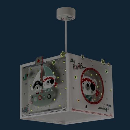 Dalber D-74552 - Children chandelier PIRATES 1xE27/60W/230V