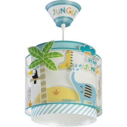Dalber D-76112 - Children chandelier JUNGLE 1xE27/60W/230V