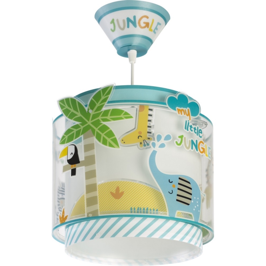 Dalber D-76112 - Children chandelier JUNGLE 1xE27/60W/230V