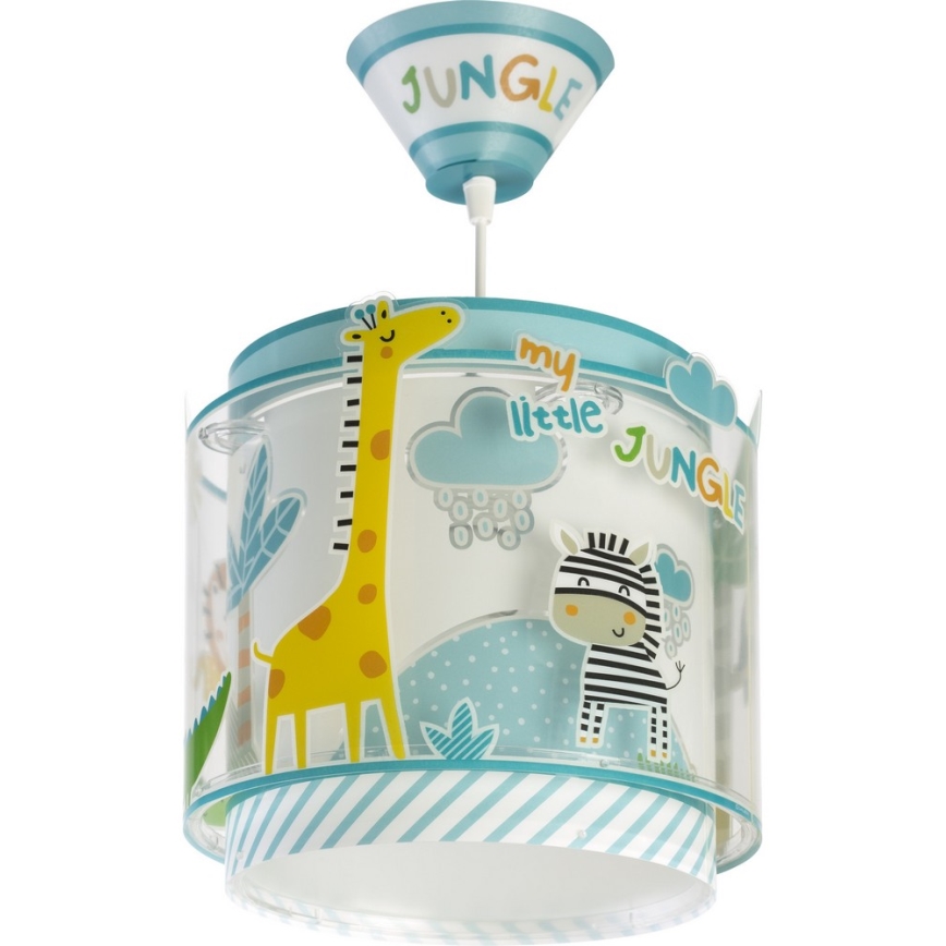 Dalber D-76112 - Children chandelier JUNGLE 1xE27/60W/230V
