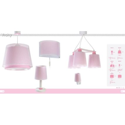 Dalber D-80222S - Children chandelier VICHY 1xE27/60W/230V