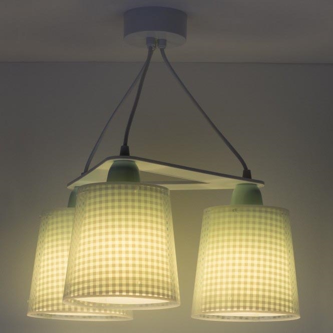 Dalber D-80224H - Children chandelier VICHY 3xE27/60W/230V