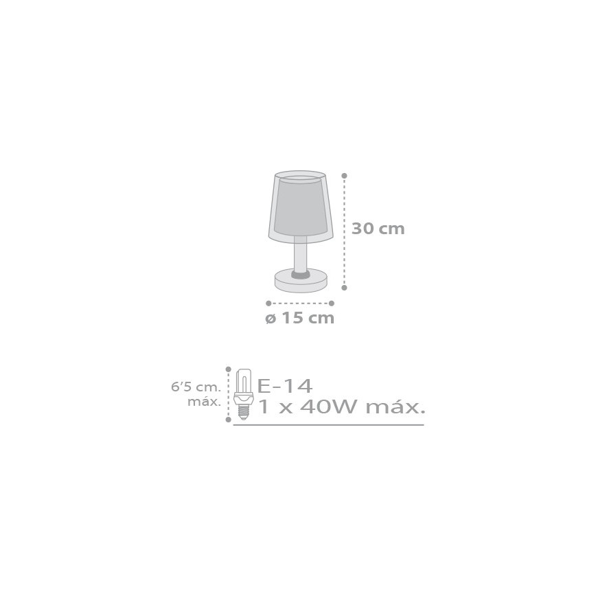 Dalber D-81211E - Children lamp STARS 1xE14/40W/230V