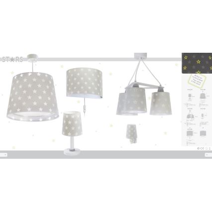 Dalber D-81212E - Children lamp STARS 1xE27/60W/230V