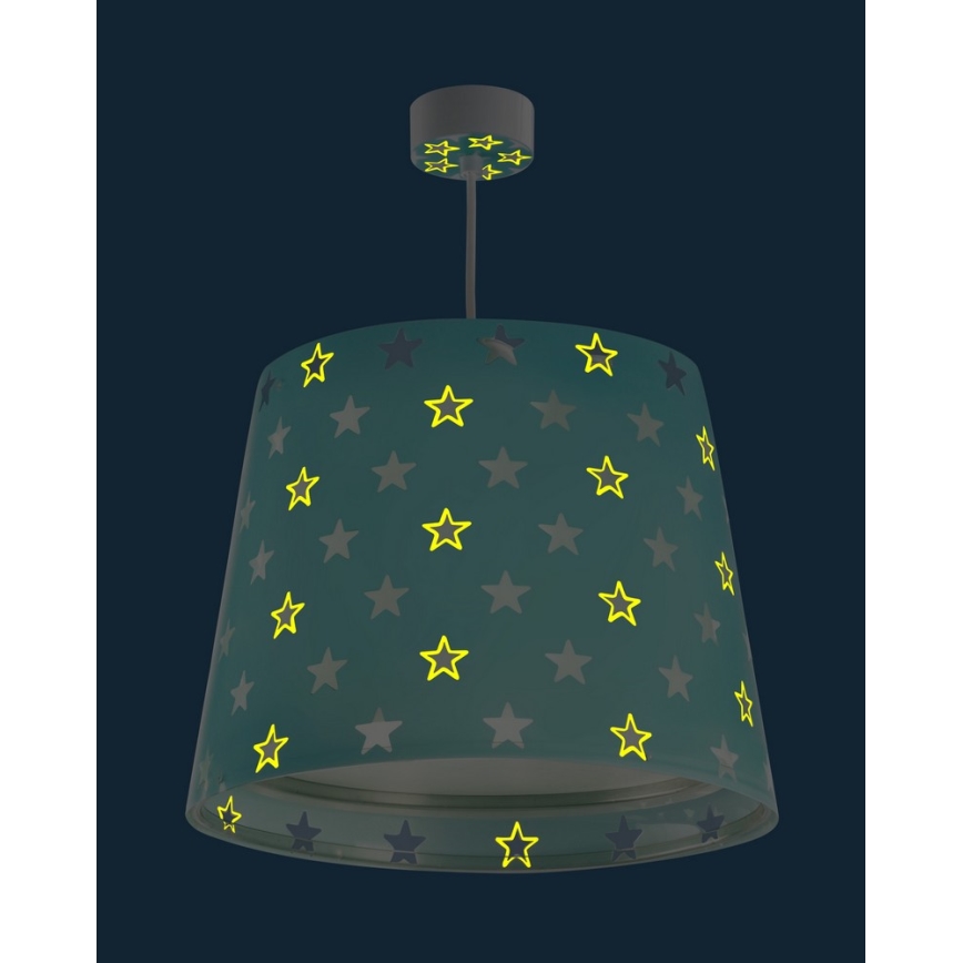 Dalber D-81212H - Children's chandelier STARS 1xE27/60W/230V