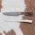 Damascus hunting dispatch knife with mini saw 12 cm deer antler