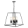 Där Lighting ACA8622 - ACADEMY chain-hung chandelier 4xE27/60W/230V black