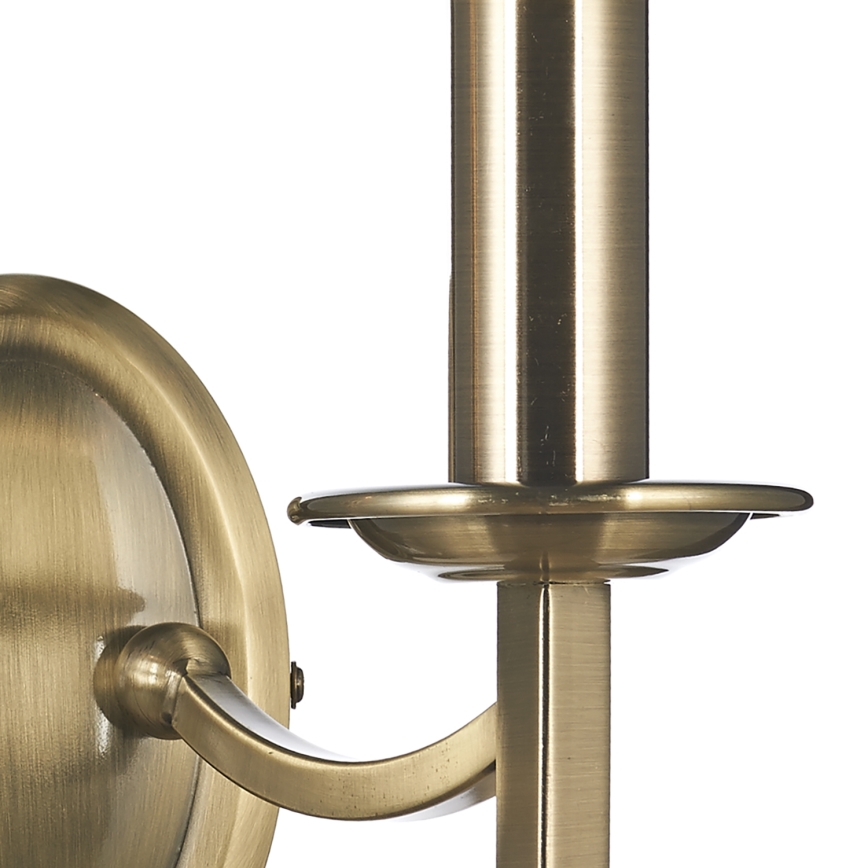 Där Lighting AMB0975 - AMBASSADOR Wall Light 2xE14/40W/230V brass